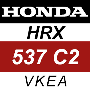 Honda HRX537C2 - VKEA Rotary Mower Parts