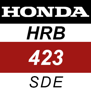 Honda HRB423 - SDE Rotary Mower Parts