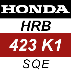 Honda HRB423K1 - SQE Rotary Mower Parts