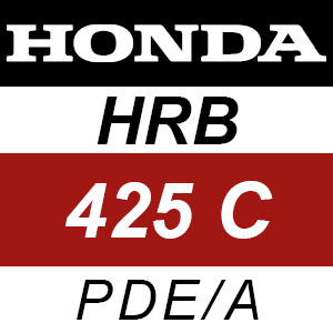 Honda HRB425C - PDE-A Rotary Mower Parts