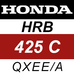 Honda HRB425C - QXEE-A Rotary Mower Parts