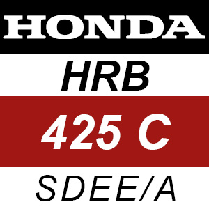 Honda HRB425C - SDEE-A Rotary Mower Parts