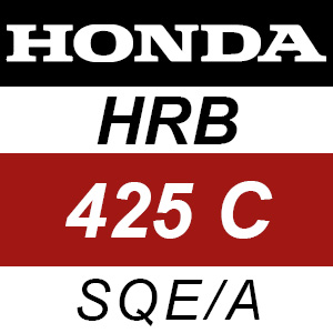 Honda HRB425C - SQE-A Rotary Mower Parts