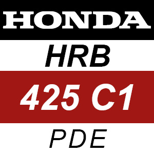 Honda HRB425C1 - PDE Rotary Mower Parts