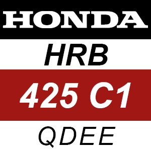 Honda HRB425C1 - QDEE Rotary Mower Parts