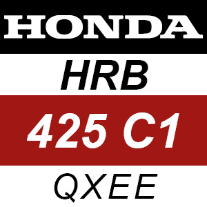 Honda HRB425C1 - QXEE Rotary Mower Parts