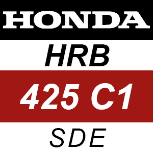 Honda HRB425C1 - SDE Rotary Mower Parts