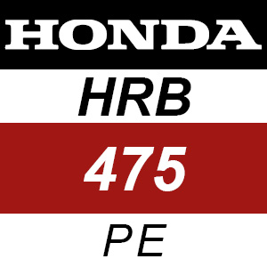 Honda HRB475 - PE Rotary Mower Parts