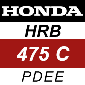 Honda HRB475C - PDEE Rotary Mower Parts