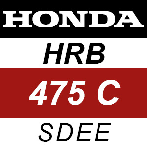 Honda HRB475C - SDEE Rotary Mower Parts