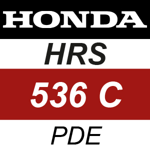 Honda HRS536C-PDE Rotary Mower Parts