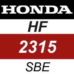 Honda HF2315-SBE Ride On Mower Parts