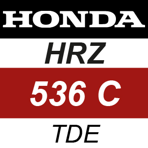 Honda HRZ536C-TDE Rotary Mower Parts