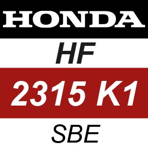 Honda HF2315K1-SBE Ride On Mower Parts