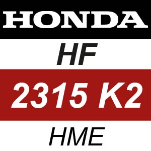 Honda HF2315K2-HME Ride On Mower Parts
