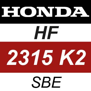 Honda HF2315K2-SBE Ride On Mower Parts