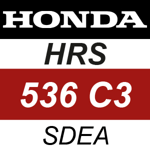 Honda HRS536C3-SDEA Rotary Mower Parts