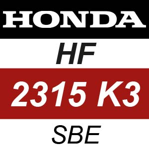 Honda HF2315K3-SBE Ride On Mower Parts