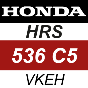 Honda HRS536C5 - VKEH Rotary Mower Parts