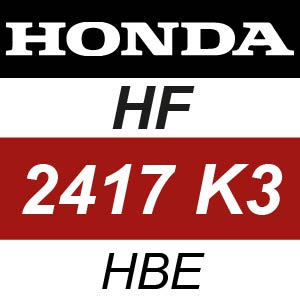 Honda HF2417K3-HBE Ride On Mower Parts