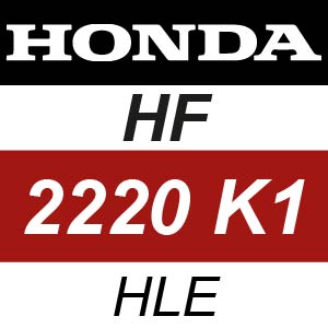 Honda HF2220K1-HLE Ride On Mower Parts
