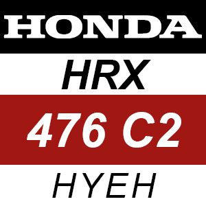Honda HRX476C2 - HYEH Rotary Mower Parts