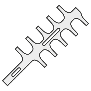 Petrol L R Hedge Trimmer Blades