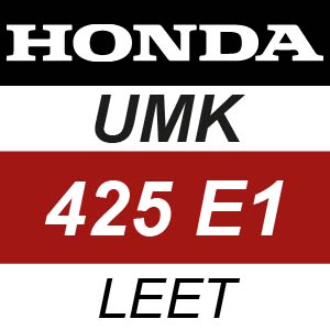 Honda UMK425E1-LEET Brushcutter Parts