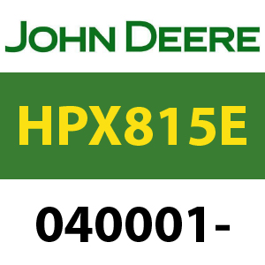 John Deere HPX815E S.N. 040001- Quick Reference Guide