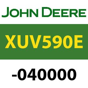 John Deere XUV590E S.N. -040000 Quick Reference Guide