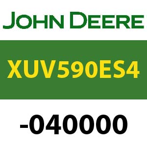 John Deere XUV590E S4 S.N. -040000 Quick Reference Guide