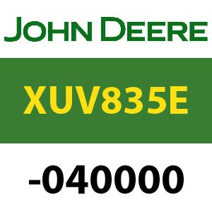 John Deere XUV835E S.N. - 040000 Quick Reference Guide