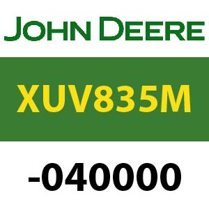 John Deere XUV835M S.N. -040000 Quick Reference Guide