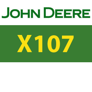 John Deere X107 Quick Reference Guide