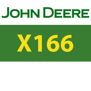 John Deere X166 Quick Reference Guide