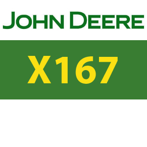 John Deere X167 Quick Reference Guide