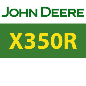 John Deere X350R Quick Reference Guide