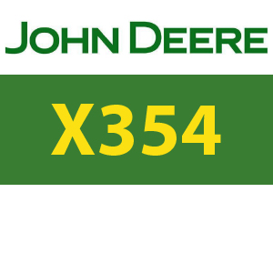 John Deere X354 Quick Reference Guide