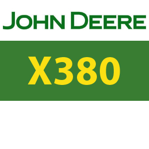 John Deere X380 Quick Reference Guide