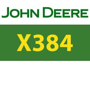 John Deere X384 Quick Reference Guide