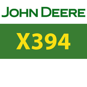 John Deere X394 Quick Reference Guide