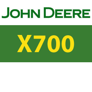 John Deere X700 Quick Reference Guide