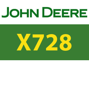John Deere X728 Quick Reference Guide
