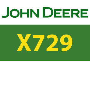 John Deere X729 Quick Reference Guide