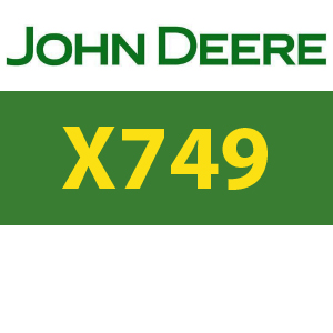 John Deere X749 Quick Reference Guide