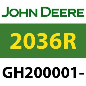 John Deere 2036R (GH200001- ) QR Guide