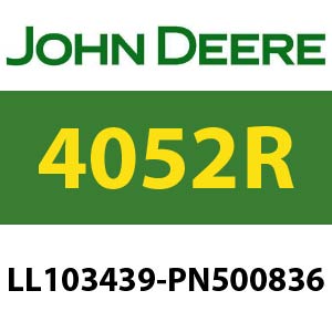 John Deere 4052R (LL103439-PN500836) QR Guide