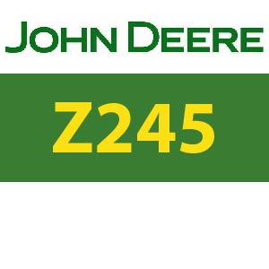 John Deere Z245 Quick Reference Guide