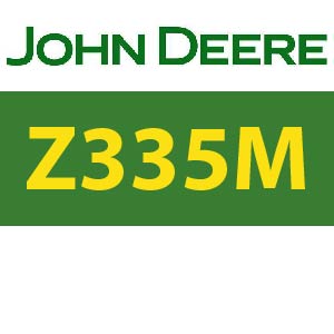 John Deere Z335M Quick Reference Guide