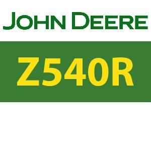 John Deere Z540R Quick Reference Guide
